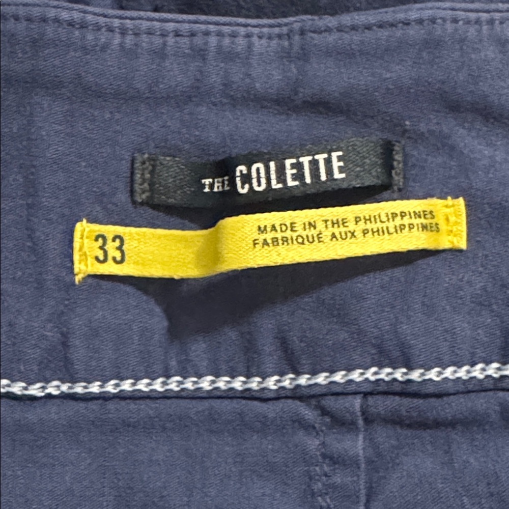 Anthropologie Maeve The Colette Magic Fabric Crop Wide-Leg Pants Blue Night-33 - Picture 8 of 10